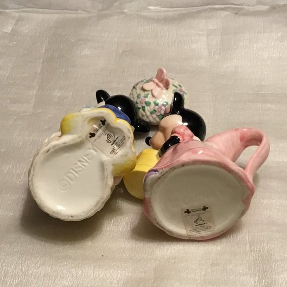 Vintage Walt Disney Mickey Mouse & Minnie figural sugar & creamer set - Picture 9 of 10